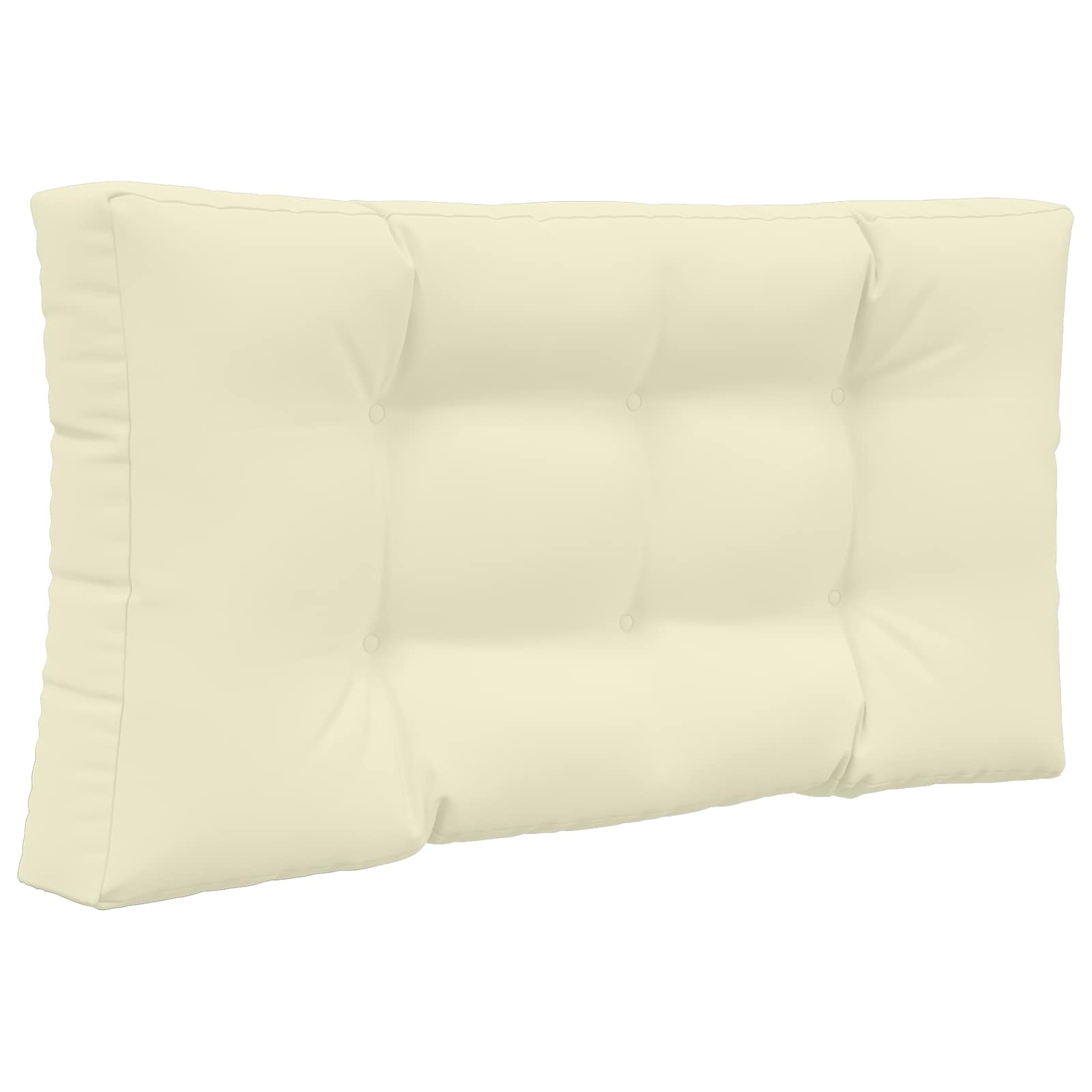 Buitenbankkussen Polyester Crèmekleurig 80x80 cm - 34% Korting