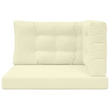 Buitenbankkussen Polyester Crèmekleurig 80x80 cm - 34% Korting