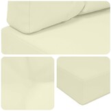 Buitenbankkussen Polyester Crèmekleurig 80x80 cm - 34% Korting