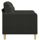vidaXL Fauteuil Stof Zwart 60 cm - 35% Korting!