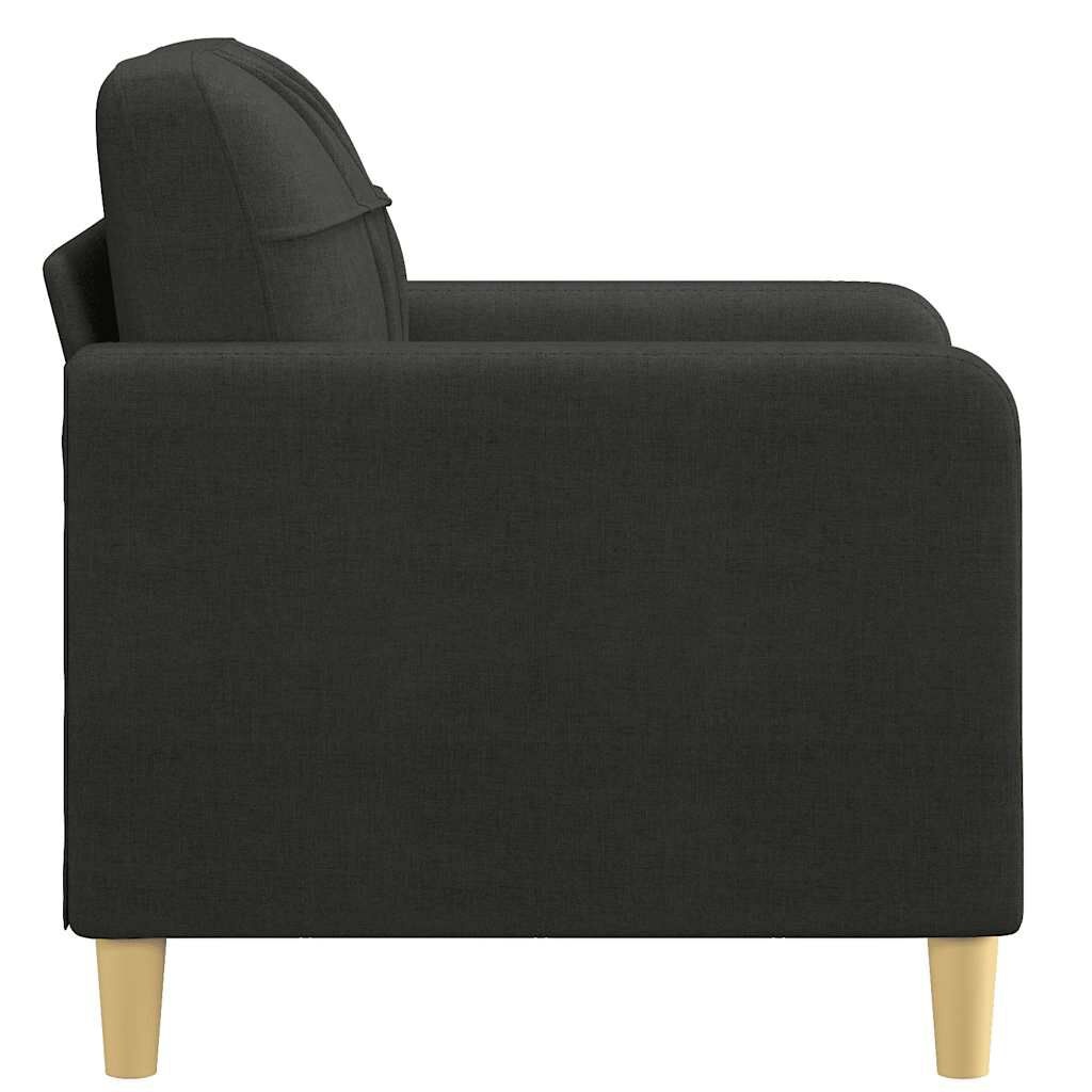 vidaXL Fauteuil Stof Zwart 60 cm - 35% Korting!