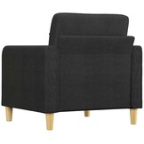 vidaXL Fauteuil Stof Zwart 60 cm - 35% Korting!