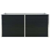 Verhoogde Plantenbak 160x80x77 cm Staal Antraciet - 54% Korting