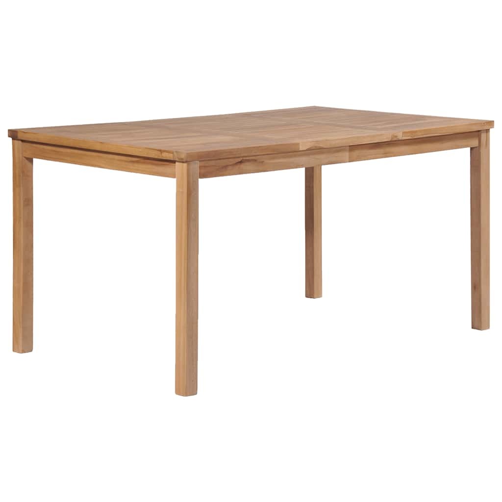 Teakhouten Tuintafel 150x90x77 cm - 35% Korting