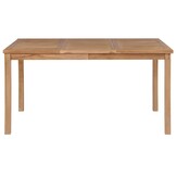 Teakhouten Tuintafel 150x90x77 cm - 35% Korting
