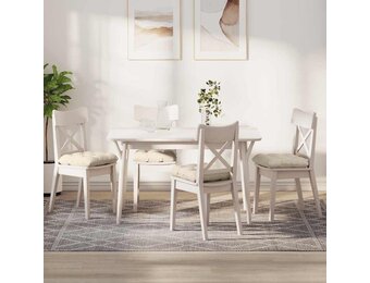 4x Katoenen Zitkussens Crèmekleurig 45x45 cm - 34% Korting