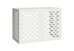 vidaXL Airconditioner Hoes Wit Staal 100x50x70cm - 35% Korting