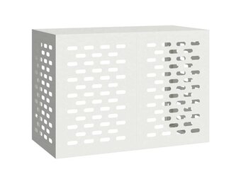 vidaXL Airconditioner Hoes Wit Staal 100x50x70cm - 35% Korting