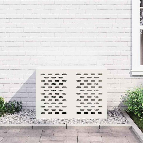 vidaXL Airconditioner Hoes Wit Staal 100x50x70cm - 35% Korting
