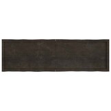 Eikenhouten Tafelblad Donkerbruin Natuurlijke Rand 180x50cm - 33% Korting