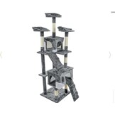 XXL Krabpaal Kattenboom Grijs - 170 cm - 34% Korting!