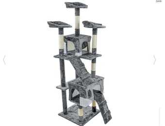 XXL Krabpaal Kattenboom Grijs - 170 cm - 34% Korting!