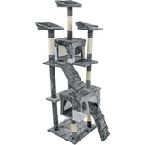 XXL Krabpaal Kattenboom Grijs - 170 cm - 34% Korting!