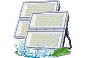2x LED Schijnwerper Buiten 200W 20.000lm Wit - 34% Korting!