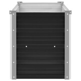 vidaXL Plantenbak verhoogd 100x40x45 cm gegalvaniseerd staal antraciet