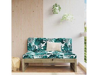 vidaXL Middenbank 120x80 cm geïmpregneerd grenenhout
