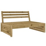 vidaXL Middenbank 120x80 cm geïmpregneerd grenenhout