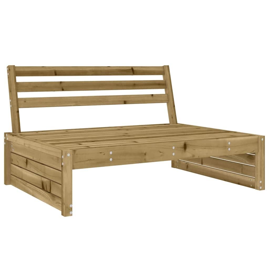 vidaXL Middenbank 120x80 cm geïmpregneerd grenenhout