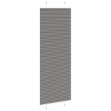vidaXL Plissé rolgordijn 75x200 cm stofbreedte 74,4 cm antraciet