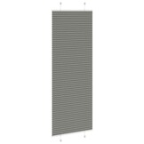 vidaXL Plissé rolgordijn 75x200 cm stofbreedte 74,4 cm antraciet