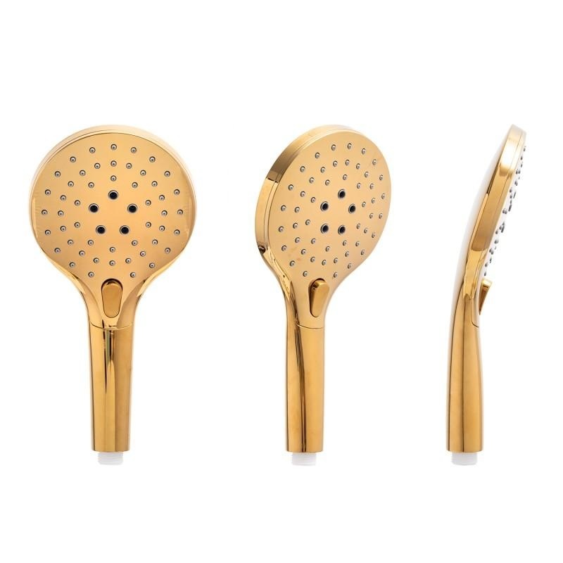 Regendoucheset - met thermostaatkraan - 25 cm - goud