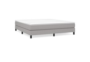 Lichtgrijs Bedframe van Stof (160x200 cm) - 34% Korting