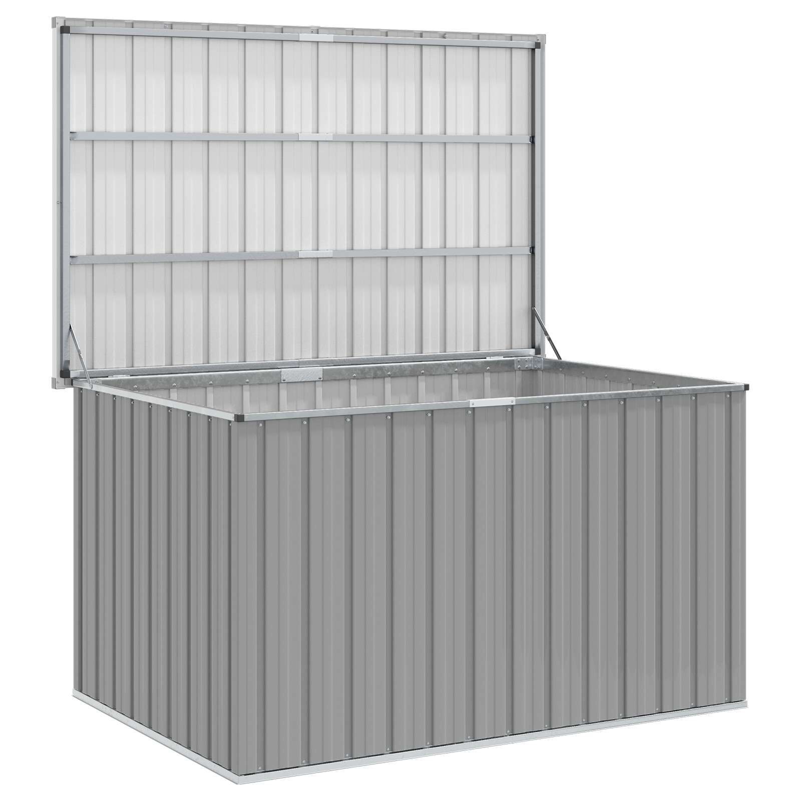vidaXL Tuinbox 149x99x93 cm grijs