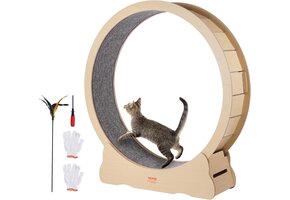 Kattenloopwiel 132 cm Hout - 54% Korting