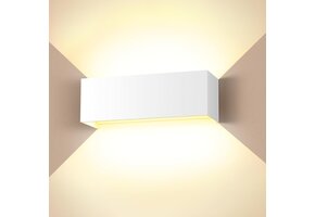 Set van 2 LED Wandlampen 36W Wit | Instelbare Lichtstraal | IP65