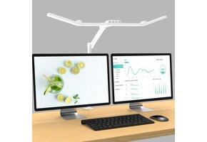 LED Bureaulamp Klem 1500 Lumen 24W Dimbare Daglichtlamp - 34% Korting