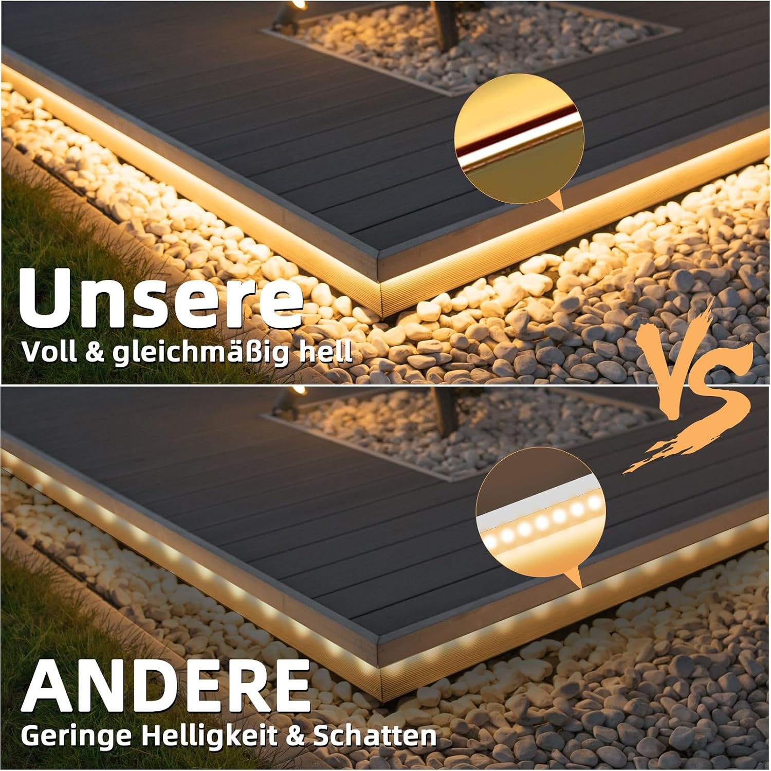 Lamomo Ledstrip 20 m, neon dimbare ledstrip