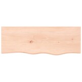 vidaXL Wastafelblad 80x30x2 cm onbehandeld massief hout
