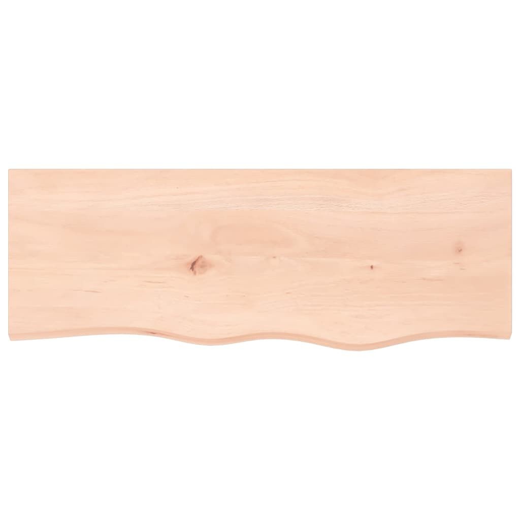 vidaXL Wastafelblad 80x30x2 cm onbehandeld massief hout