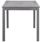 vidaXL Tuintafel 140x80x74 cm massief acaciahout greywash