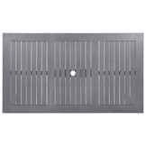 vidaXL Tuintafel 140x80x74 cm massief acaciahout greywash