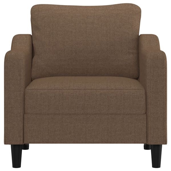 VidaXL Fauteuil Stof Bruin 60 cm Breed - 63% Korting!