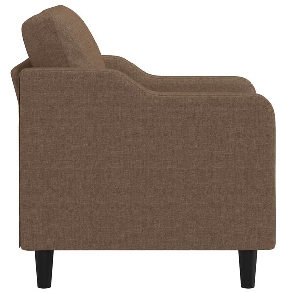 VidaXL Fauteuil Stof Bruin 60 cm Breed - 63% Korting!