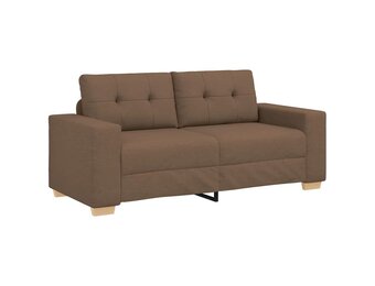 VidaXL Loveseat Bank Bruin 140 cm Stof - 35% Korting