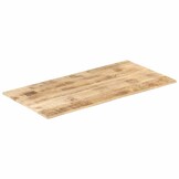 vidaXL Tafelblad 15-16 mm 100x60 cm massief mangohout