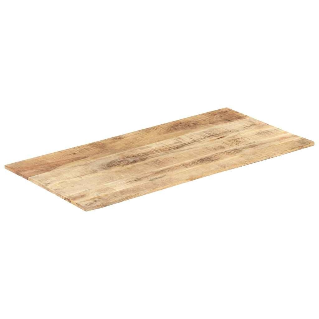 vidaXL Tafelblad 15-16 mm 100x60 cm massief mangohout