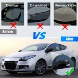 Spiegelkappen Renault Megane MK3 (2008-2016) Zwart ABS | Set links & rechts | Sportief design, kras- & stofbescherming
