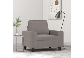 VidaXL Fauteuil Stof Taupe 60 cm - 46% Korting