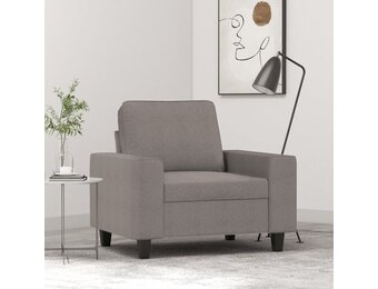 VidaXL Fauteuil Stof Taupe 60 cm Breed - 41% Korting