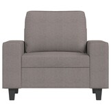 VidaXL Fauteuil Stof Taupe 60 cm Breed - 41% Korting