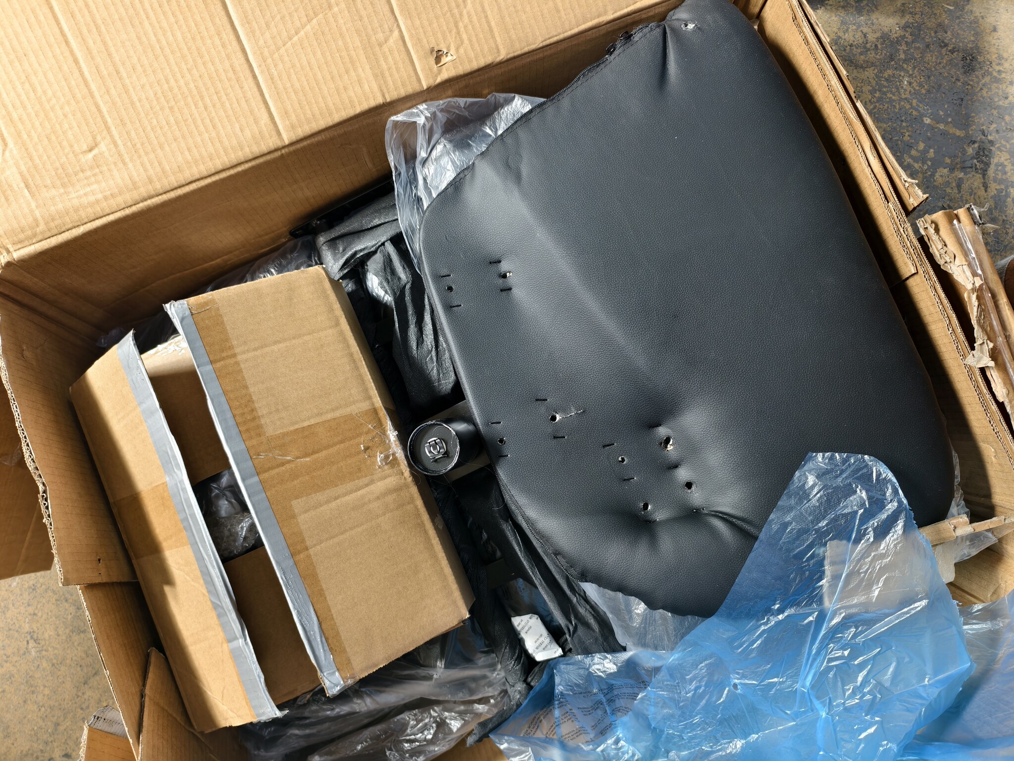 vidaXL Fauteuil verstelbaar met voetensteun kunstleer zwart