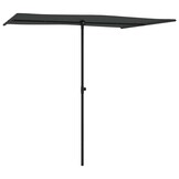 vidaXL Parasol 2x1,5m Aluminium Paal Antraciet - 34% Korting!