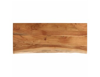 vidaXL Tafelblad rechthoekig natuurlijke rand 110x40x3,8 cm acaciahout