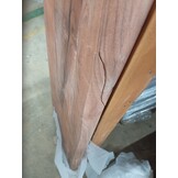 vidaXL Tafelblad rechthoekig natuurlijke rand 110x40x3,8 cm acaciahout