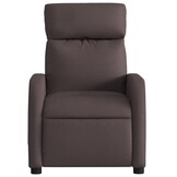 Verstelbare Massagestoel Stof Donkerbruin - 35% Korting
