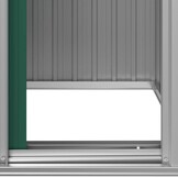 VidaXL Tuinschuur 126x97,5x177 cm Staal Groen - 35% Korting